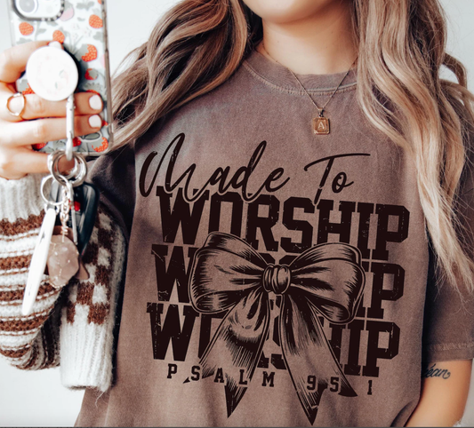 Made To Worship Comfort Color Tee