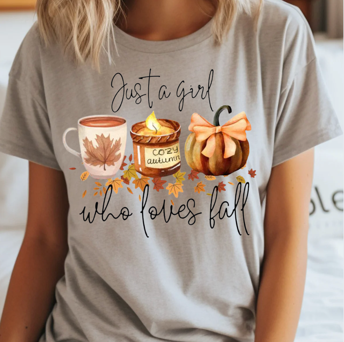 Just A Girl Who Loves Fall Tee